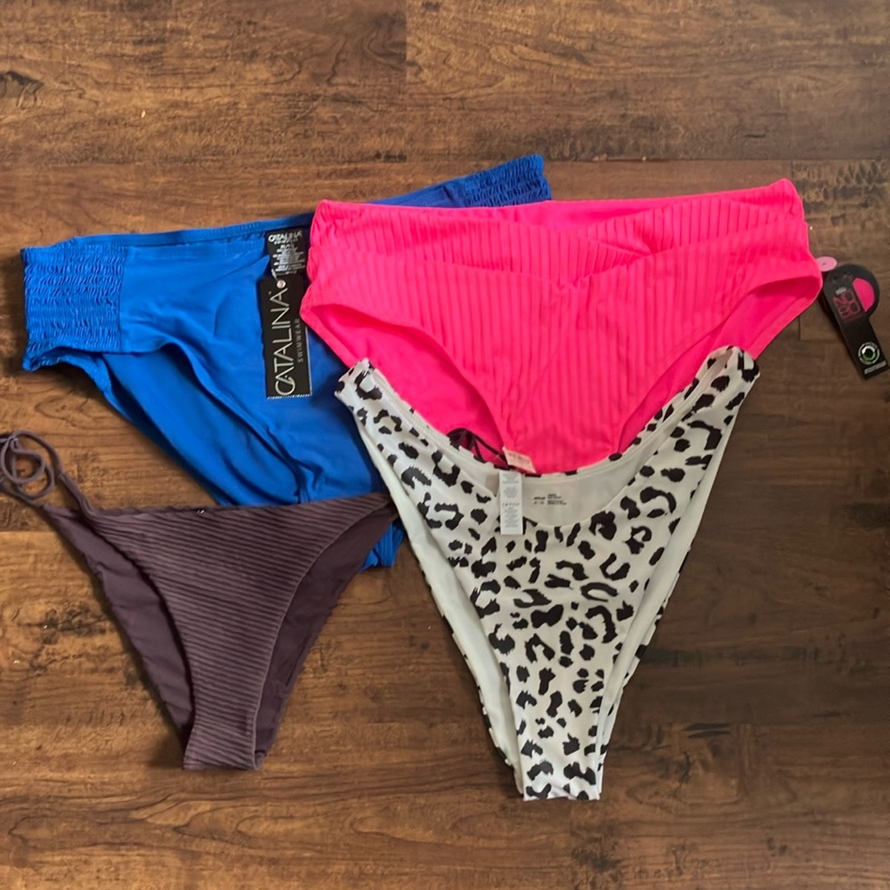 🔥10 for $100🔥 Bundle of 4 bikini bottoms size XL New